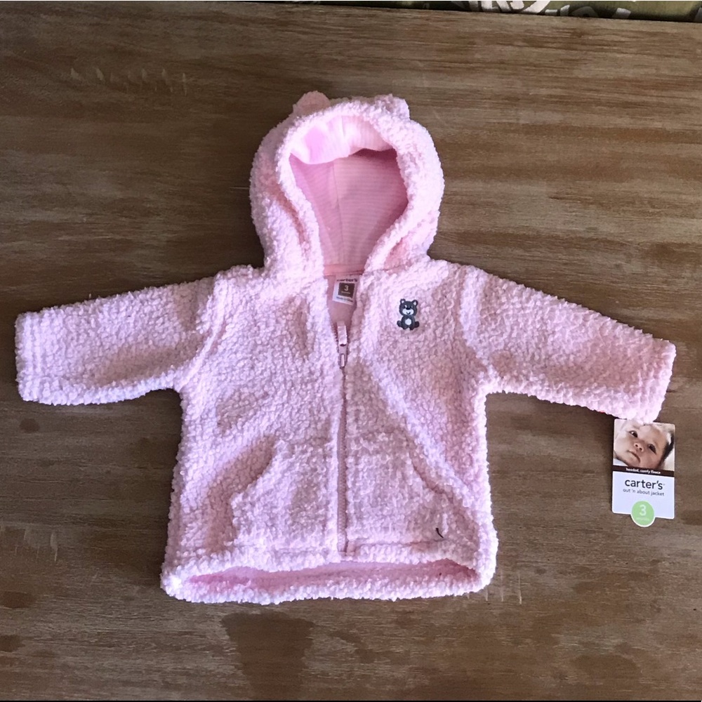 💥HP💥 NWT Carter’s Out and About Pink Jacket, 3m